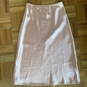 NWT LC Lauren Conrad pink slip skirt